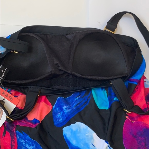 2Bamboo One Piece Floral Swimsuit Sz. M NWT - Picture 5 of 5